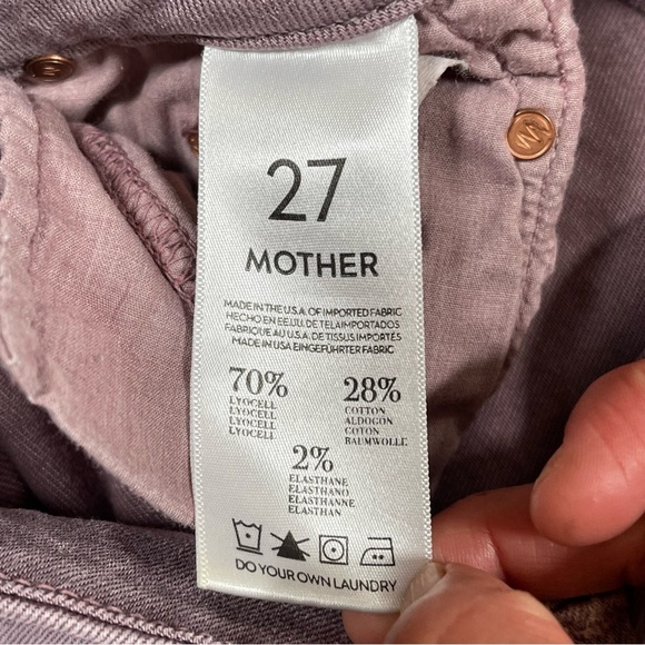 MOTHER Women's Skinny Jeans in Brown - Picture 5 of 10